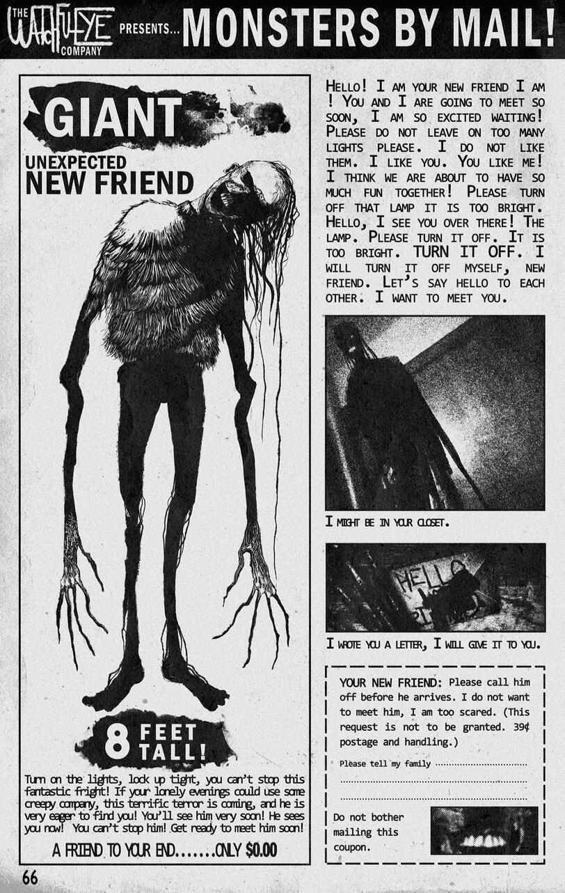 Monsters by Mail, 2023 Photoshop collage/illustration, personal work.