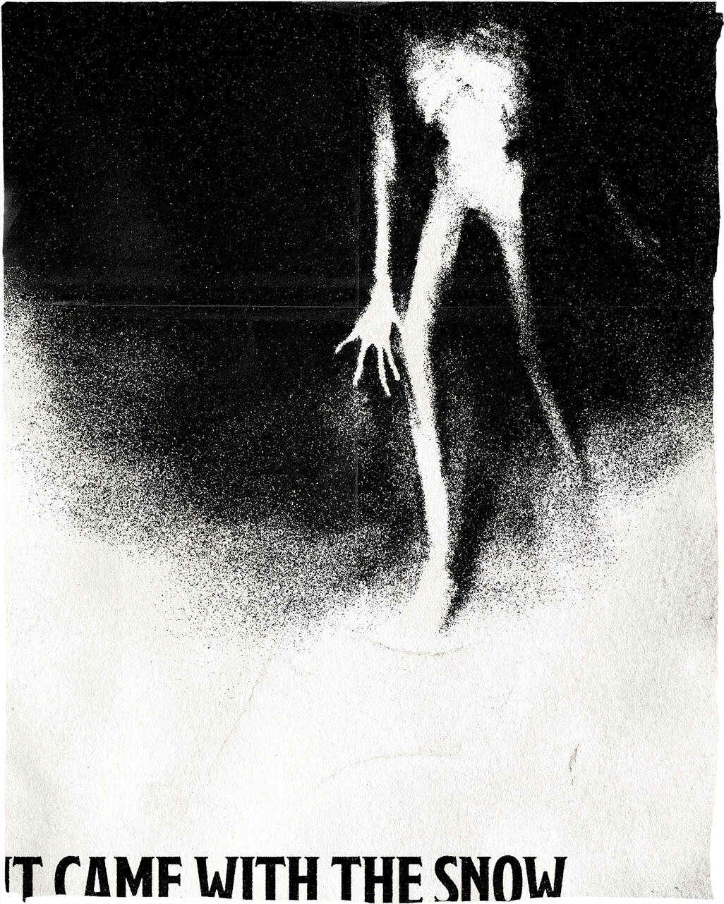 It Came With The Snow, 2023 Photoshop illustration, personal work.