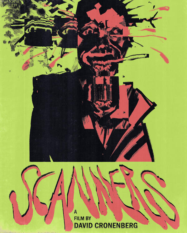 Scanners, 2023 Photoshop collage/illustration, tribute piece.