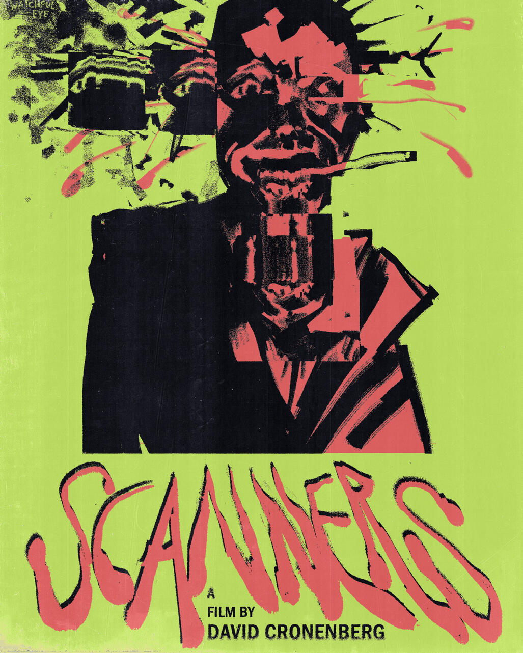 Scanners, 2023 Photoshop collage/illustration, tribute piece.