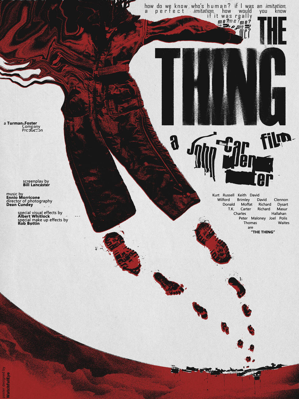 The Thing, 2023 Photoshop collage, tribute piece.