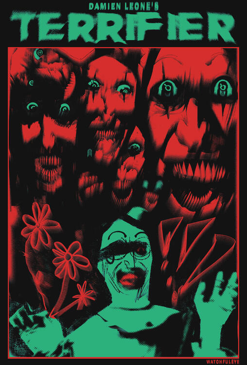 Terrifier, 2023 Photoshop collage/illustration, tribute piece.