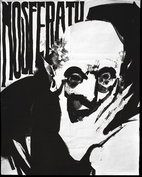 Nosferatu, 2023 Photoshop collage, tribute piece.