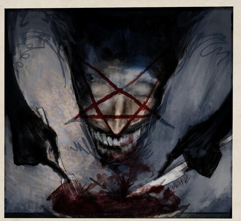 Starman, 2021 Photoshop illustration, tribute piece.